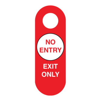 door-hanger-no-entry