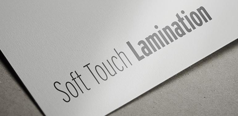 Soft Touch Lamination