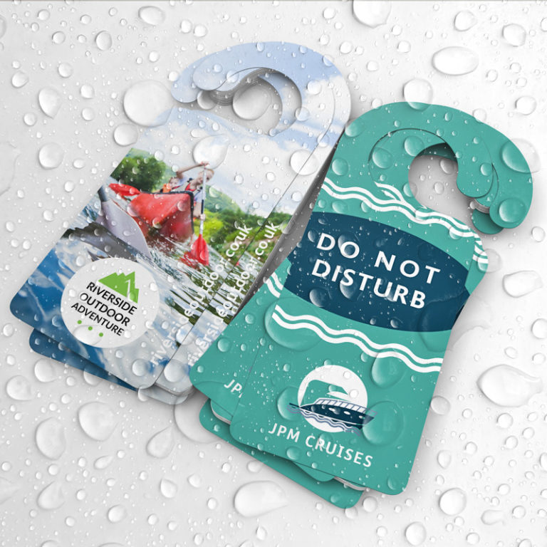 Waterproof Door Hangers Door Hanger Printing UK